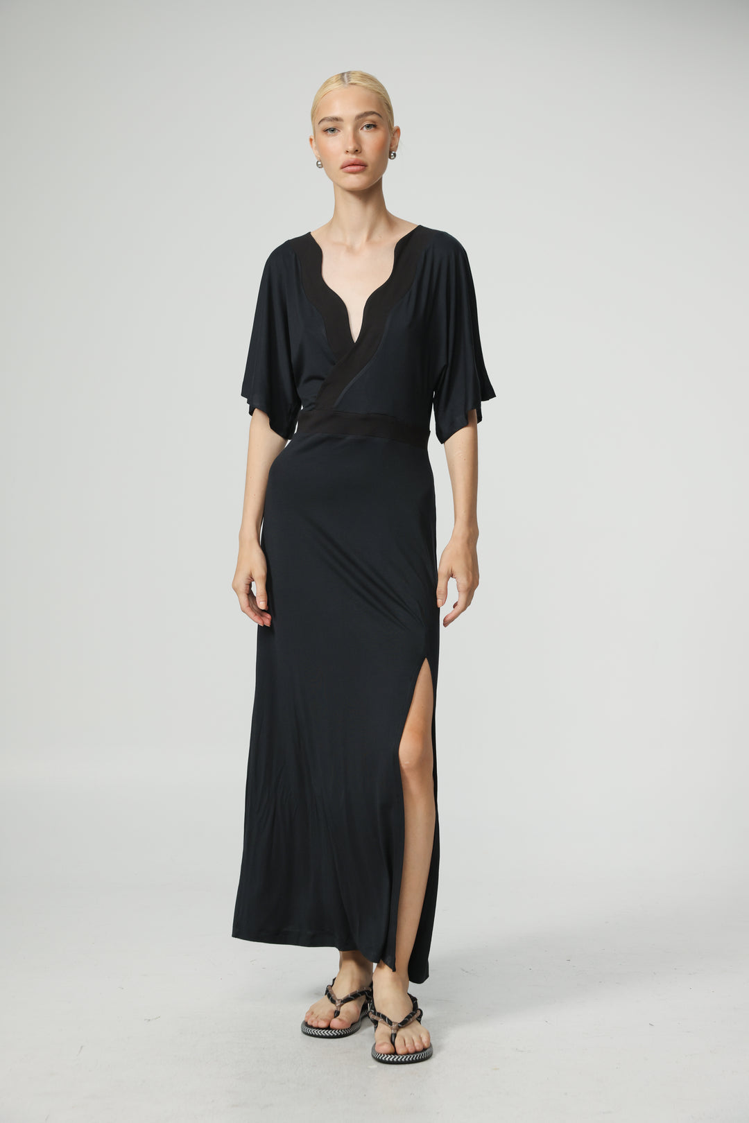 Melt Black Dress