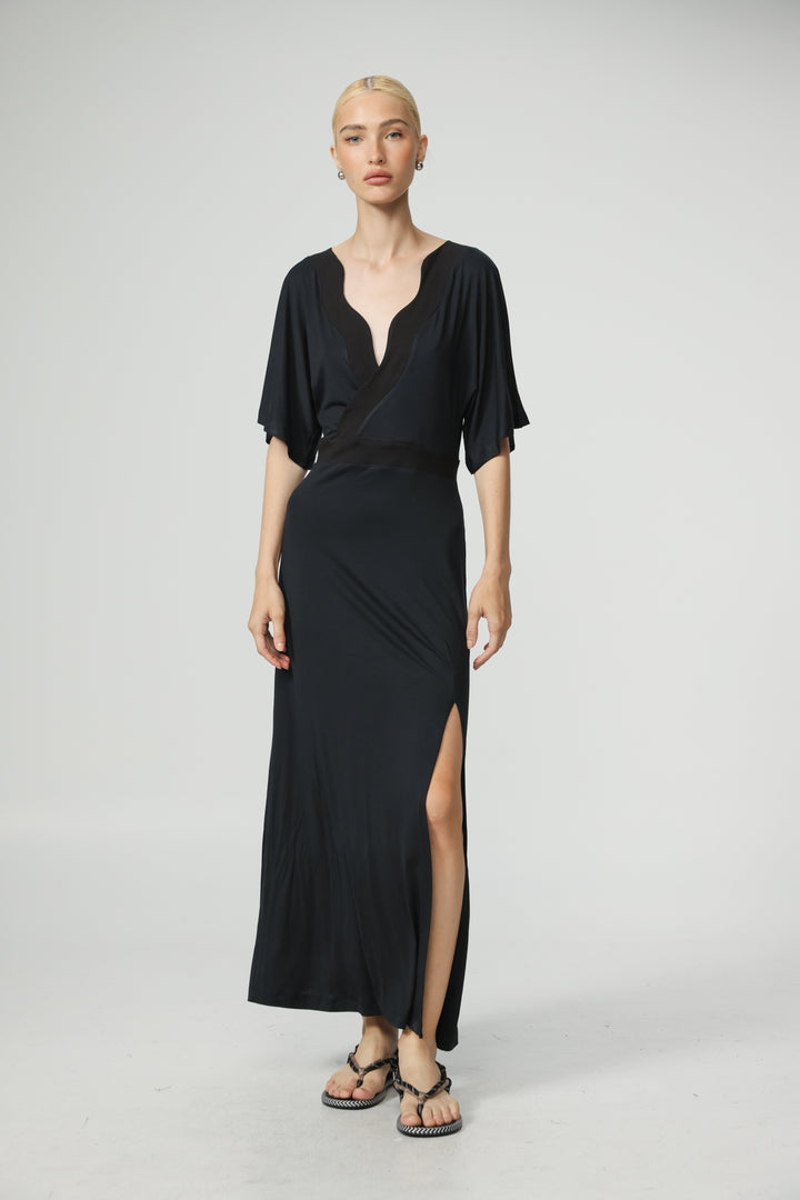 Melt Black Dress
