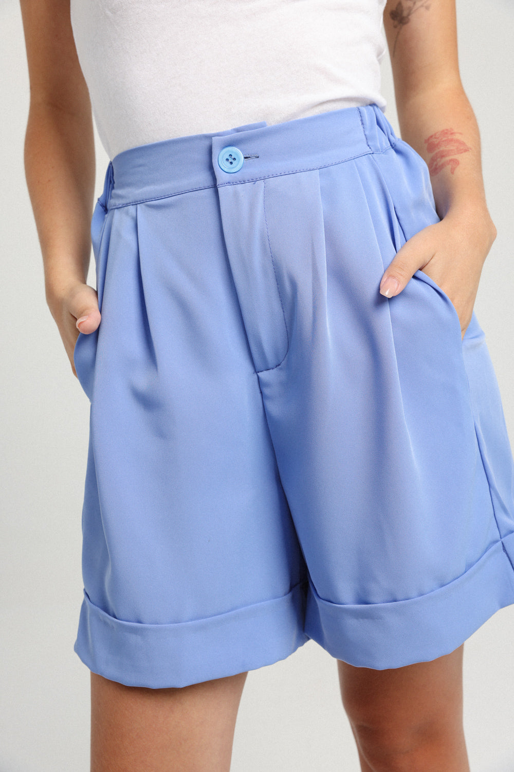 Arie Light Blue Short Bottoms