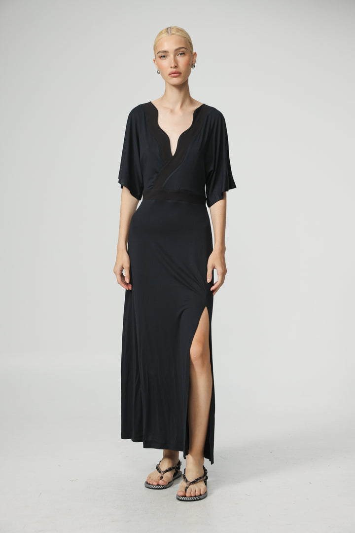 Melt Black Dress