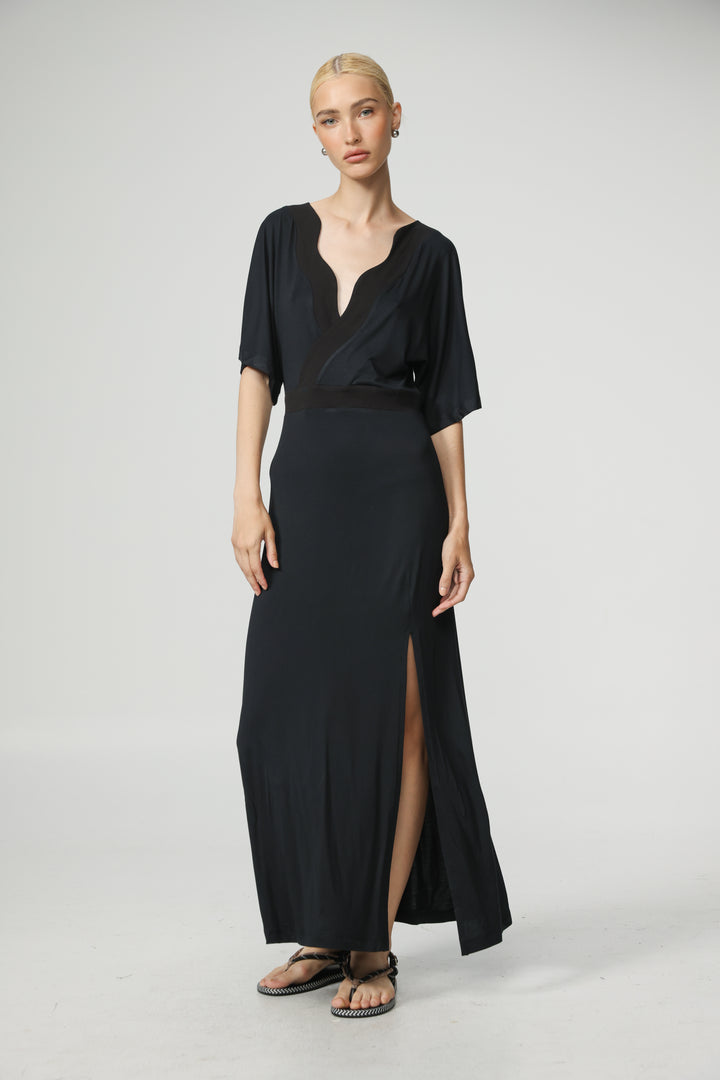 Melt Black Dress