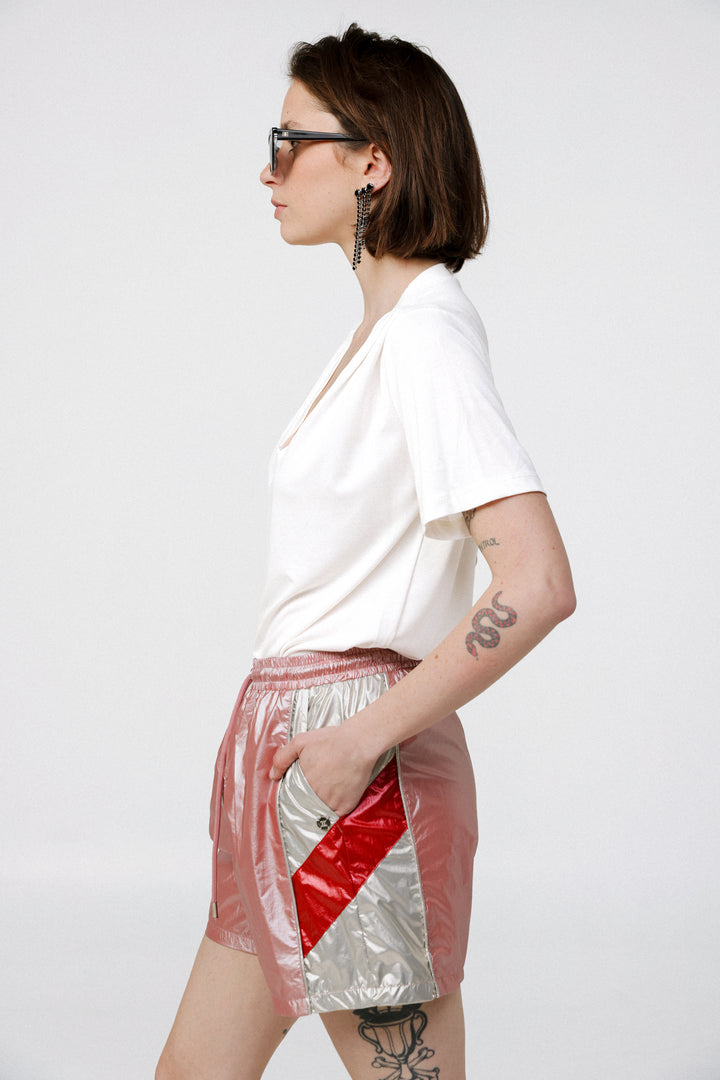 Nylon Pink Shorts