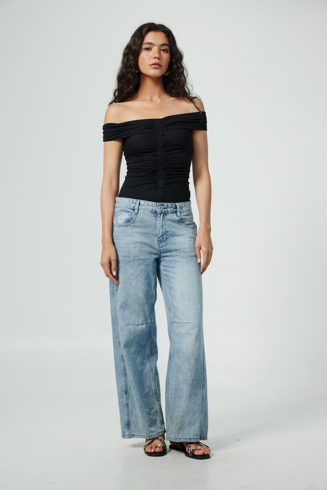 Yes Black Off Shoulder Top