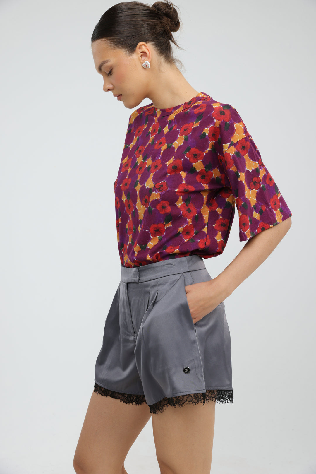 Rock Red Floral T-Shirt
