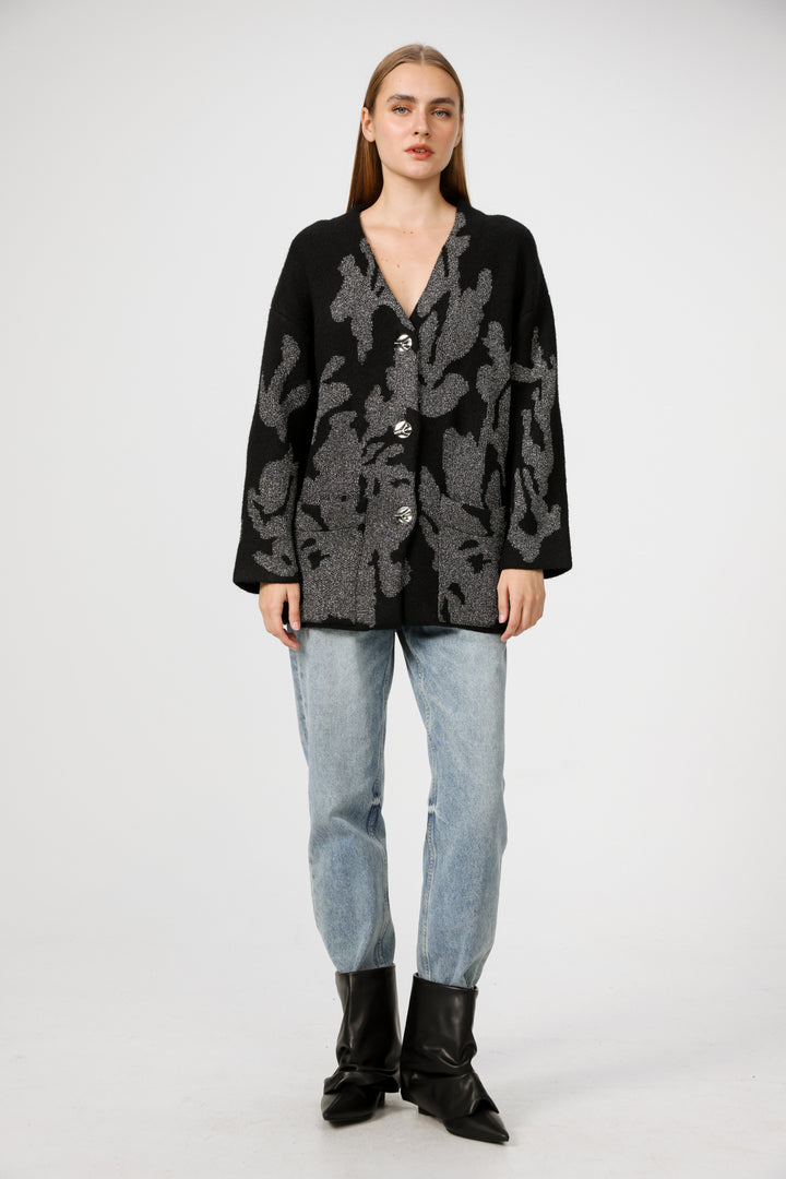 Midnight Black Cardigan