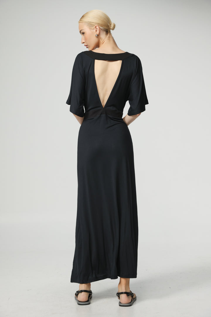 Melt Black Dress