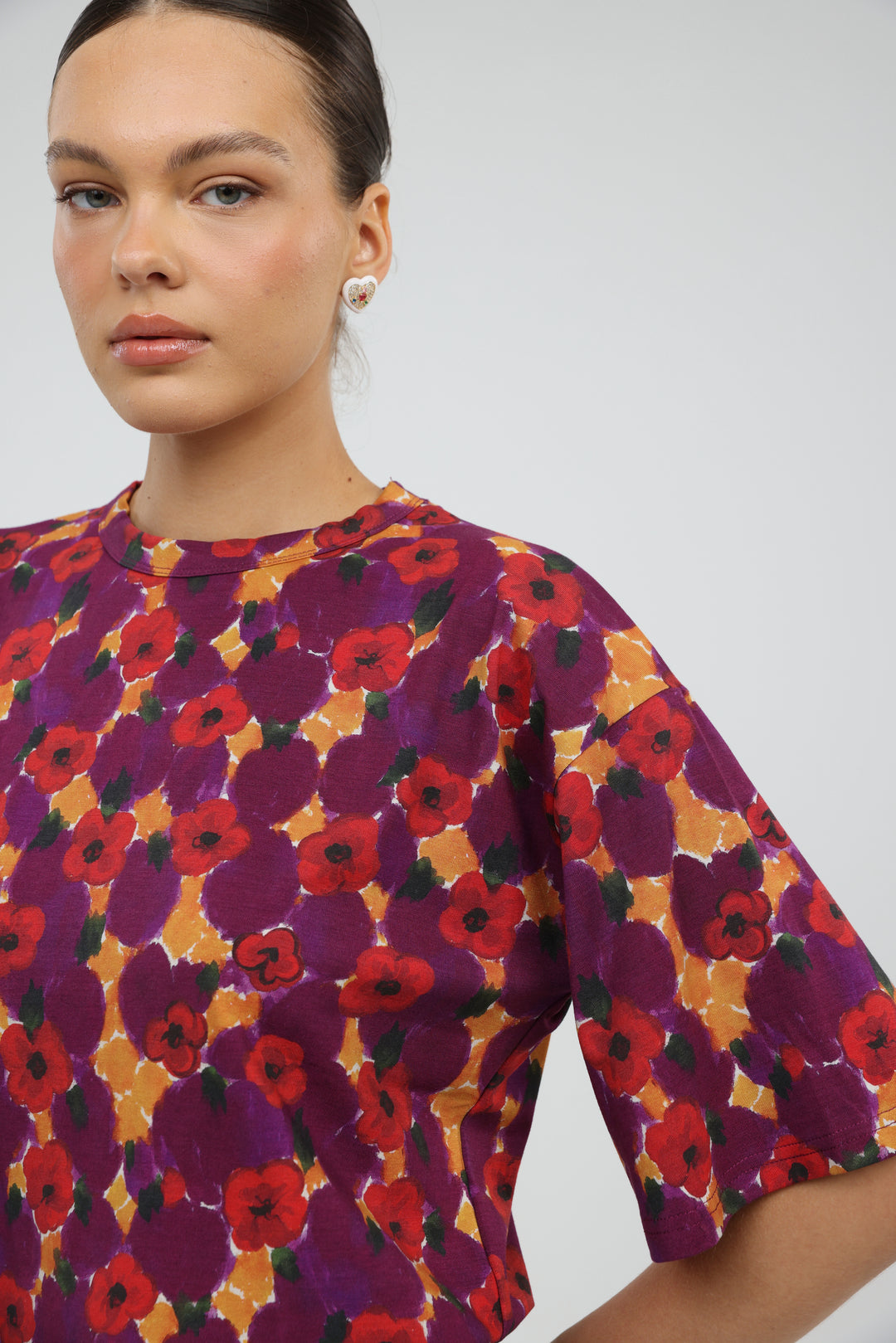 Rock Red Floral T-Shirt
