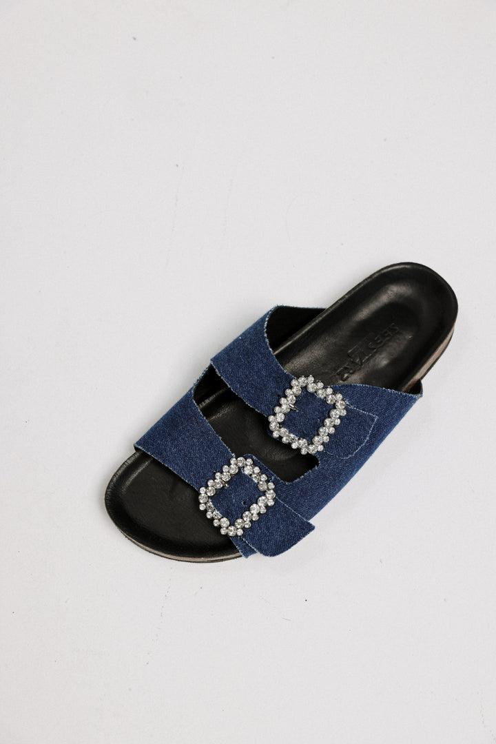 DNA No.1 Denim Blue Sandals נעלי סנדל קיץ בצבע כחול ג'ינס