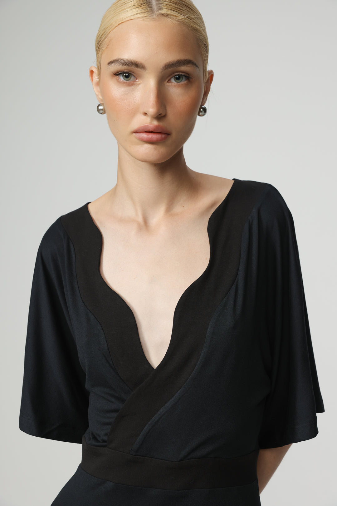 Melt Black Dress