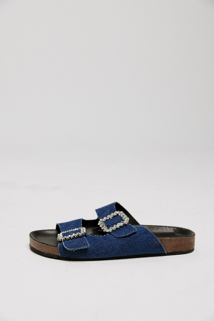 נעלי סנדל כחולות לנשים No.1 Denim Blue Sandals