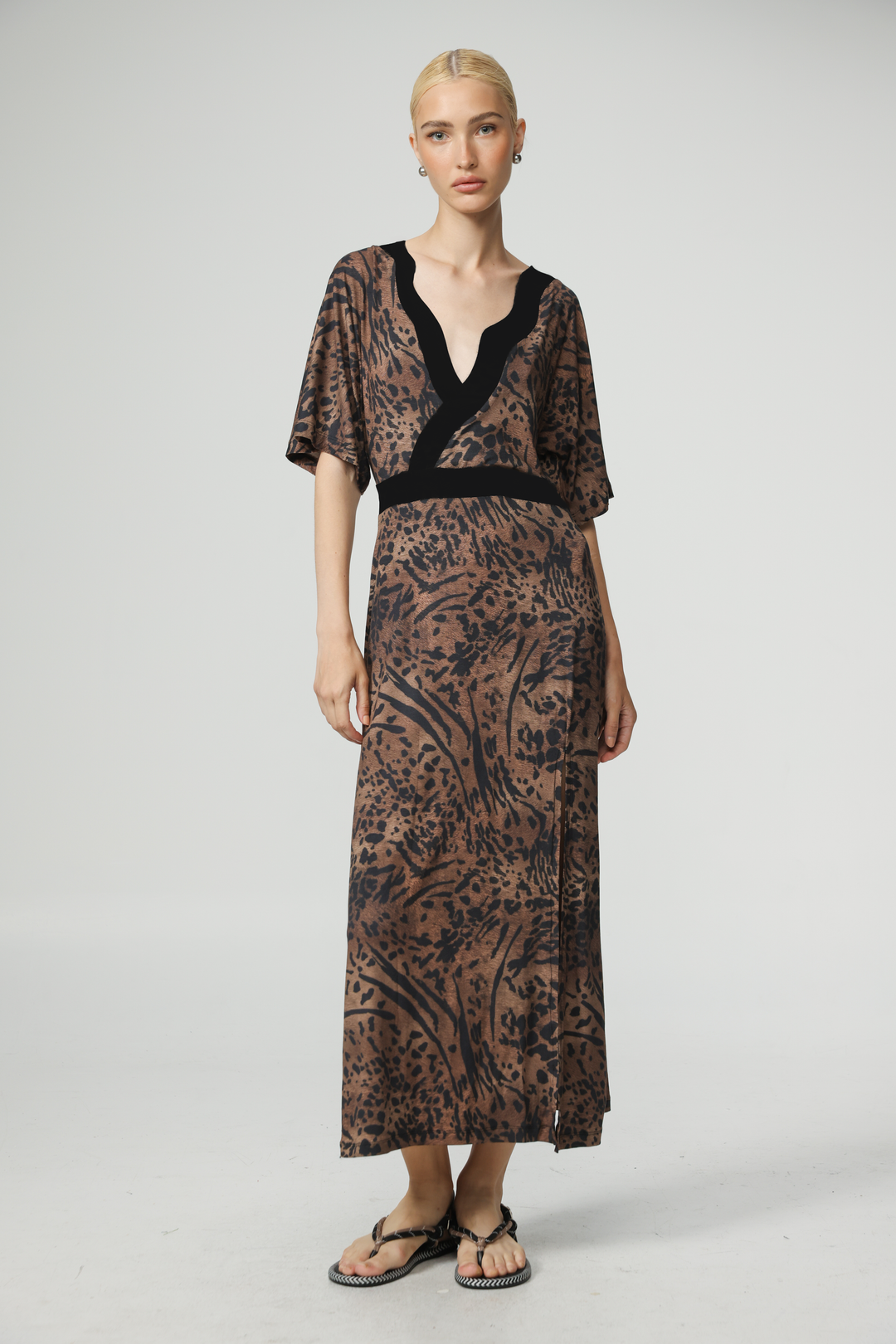 Melt Leopard Dress