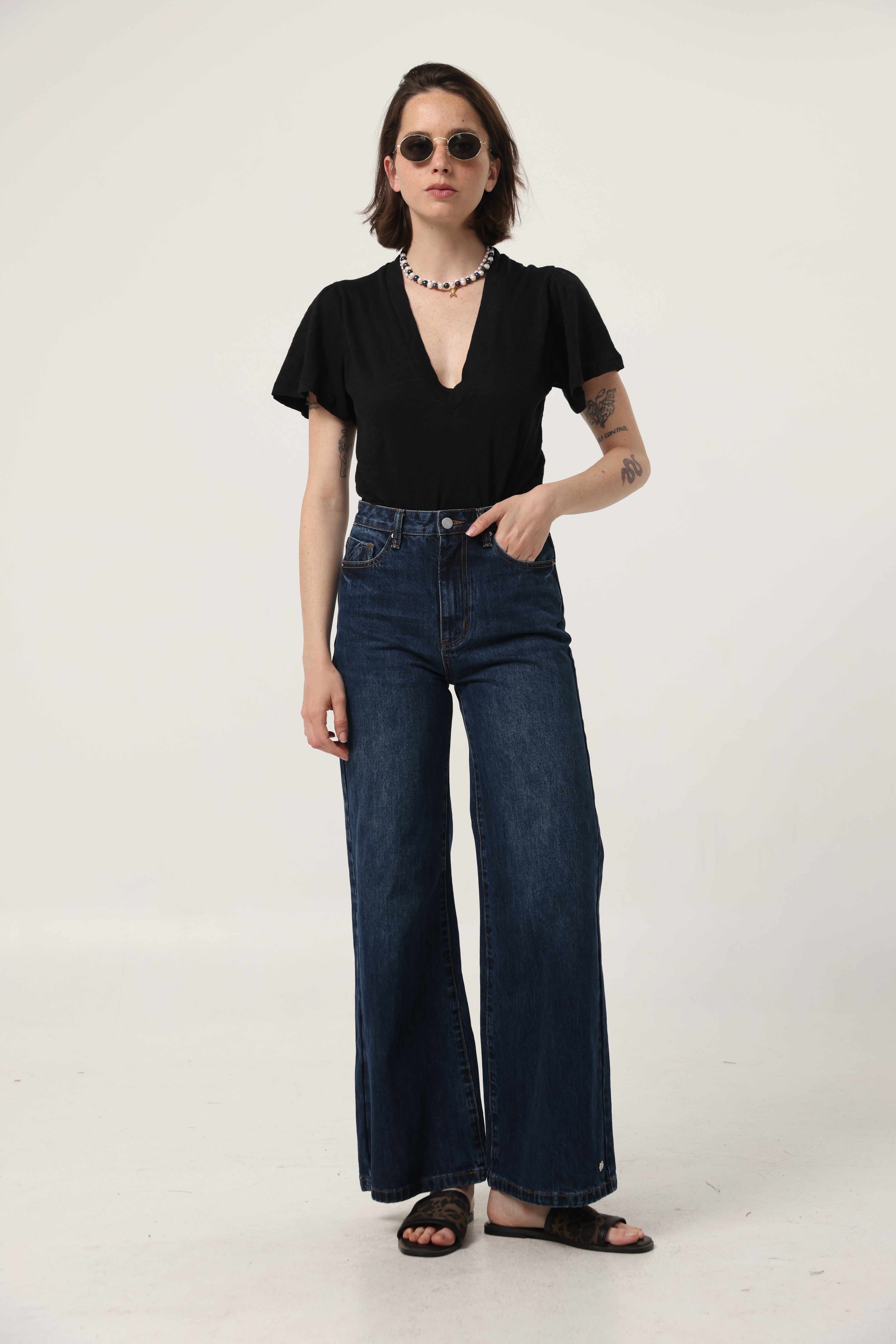 Star 407 Dark Blue Relaxed Denim – SEESTARZ