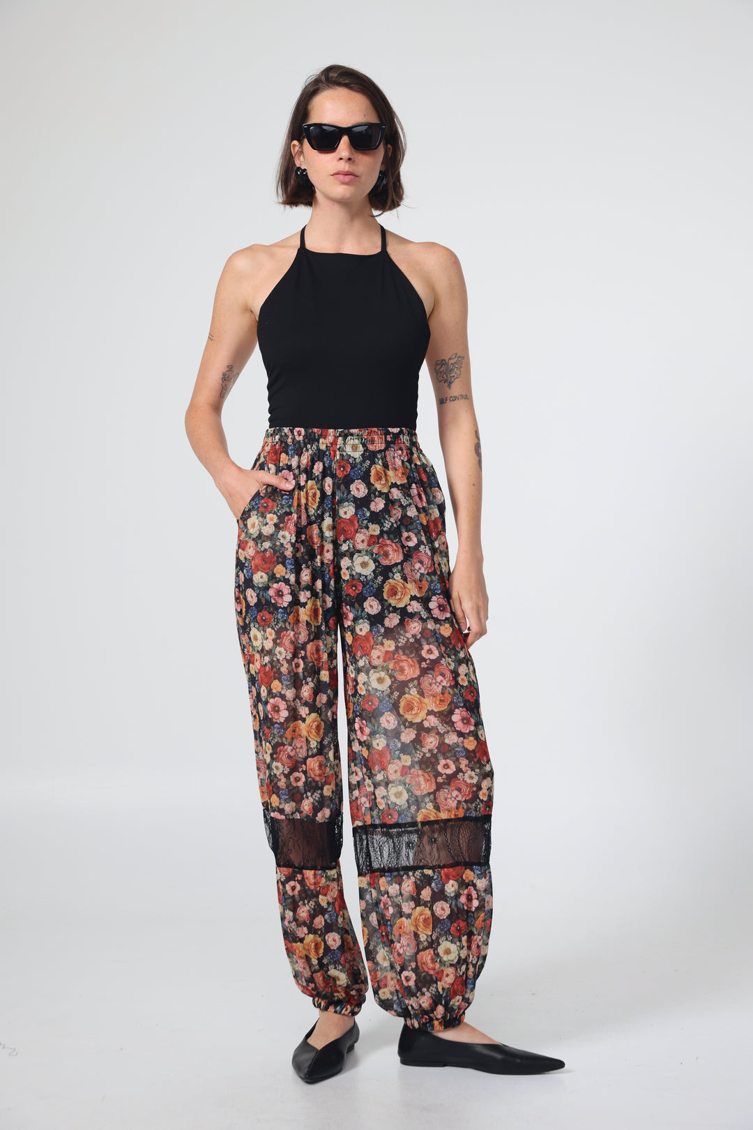 Aladdin Floral Joggers