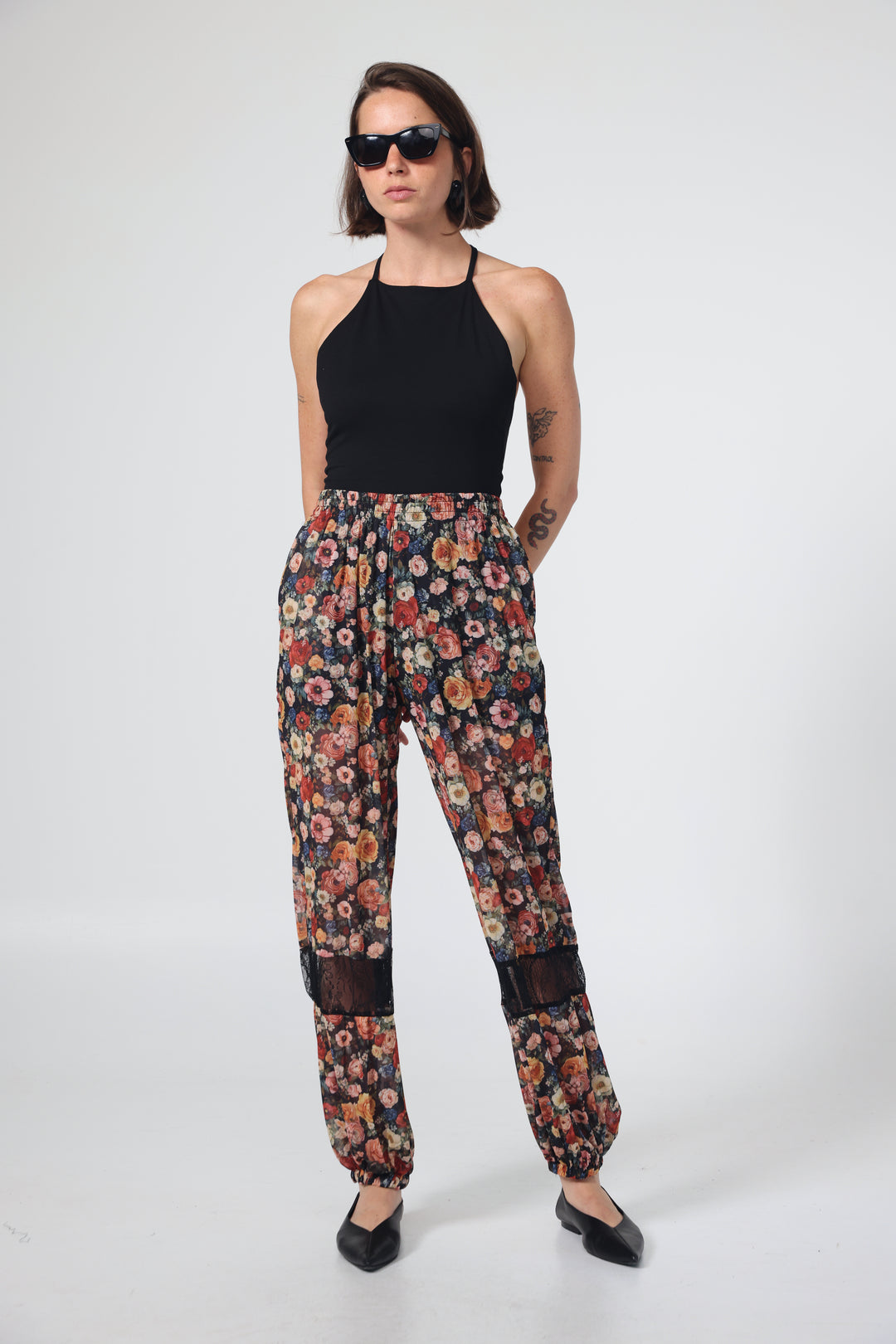 Aladdin Floral Joggers