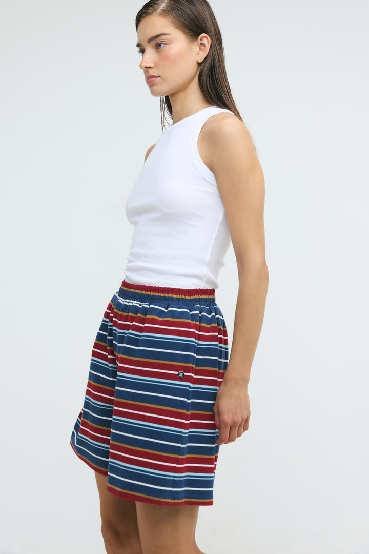 Crossing Wine Stripes Shorts