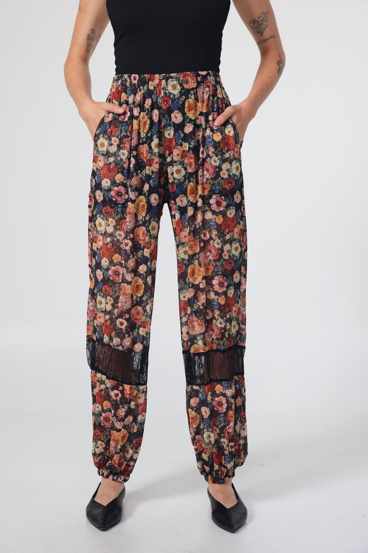 Aladdin Floral Joggers