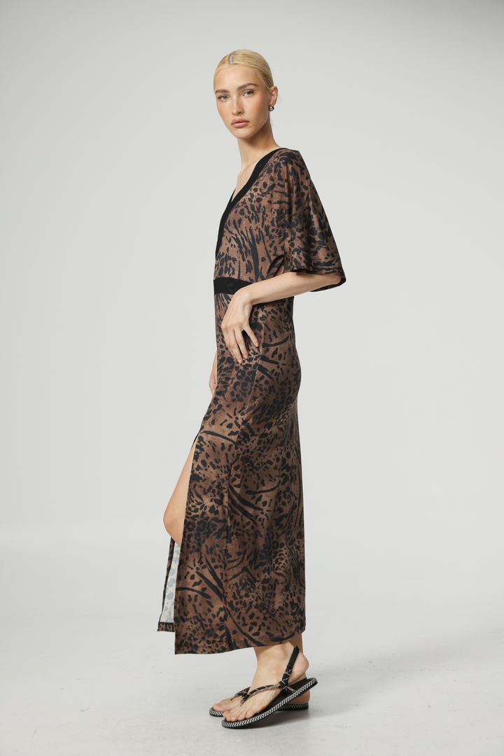Melt Leopard Dress