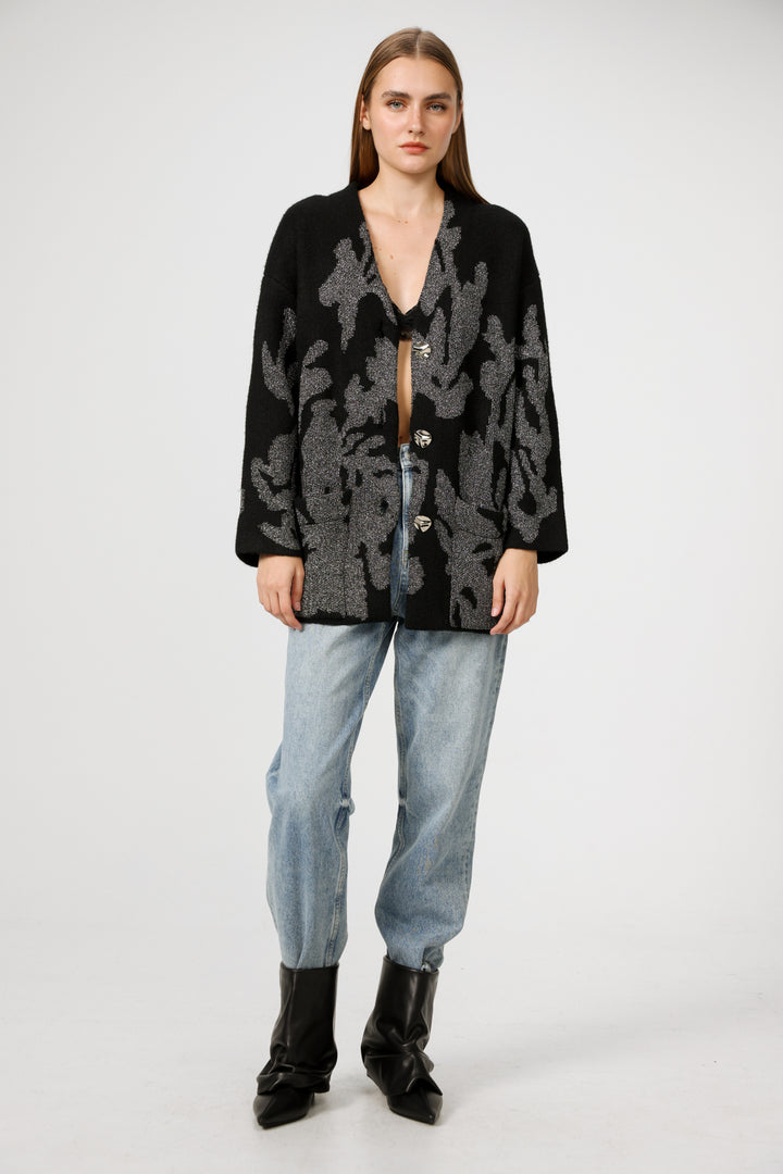 Midnight Black Cardigan