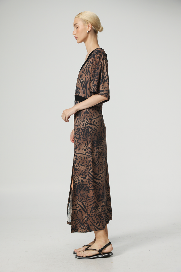 Melt Leopard Dress