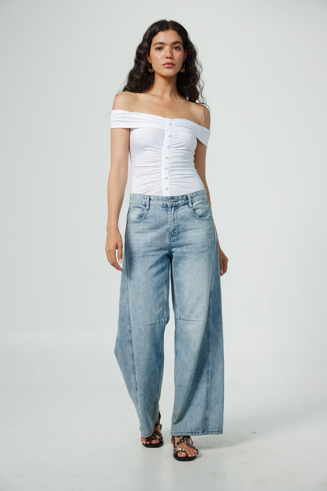Yes White Off Shoulder Top