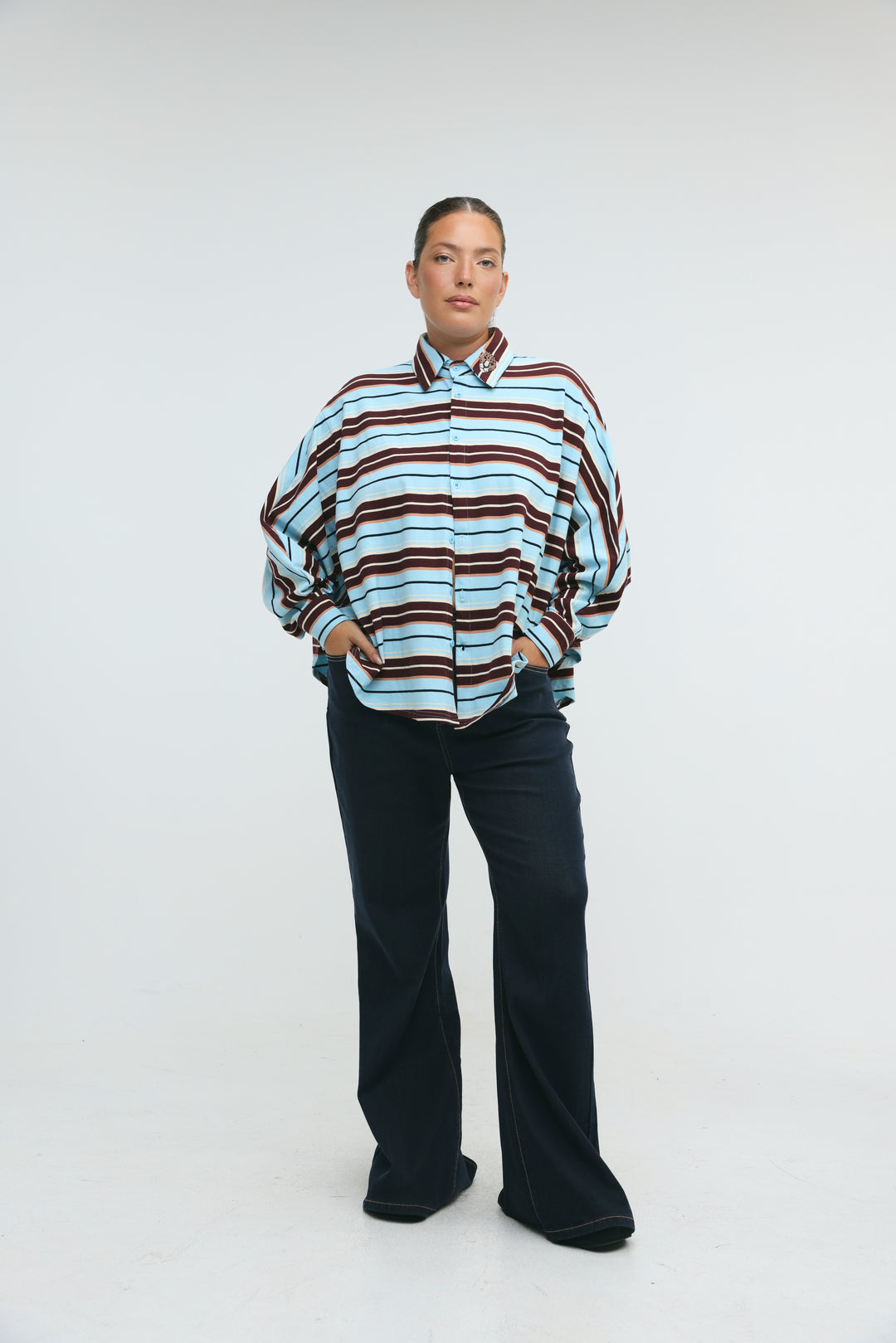 Crossing Blue Stripes Polo