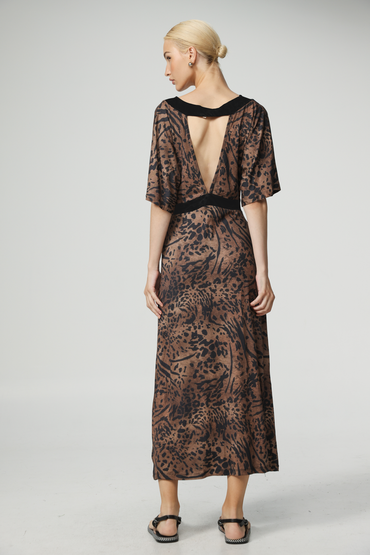 Melt Leopard Dress