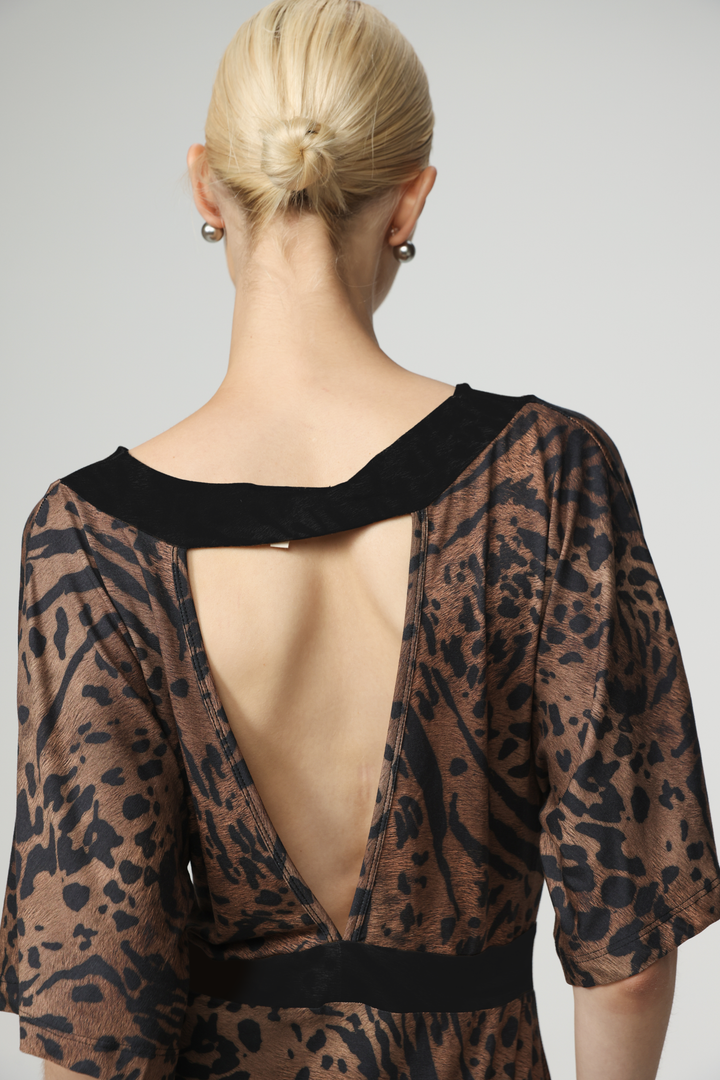 Melt Leopard Dress