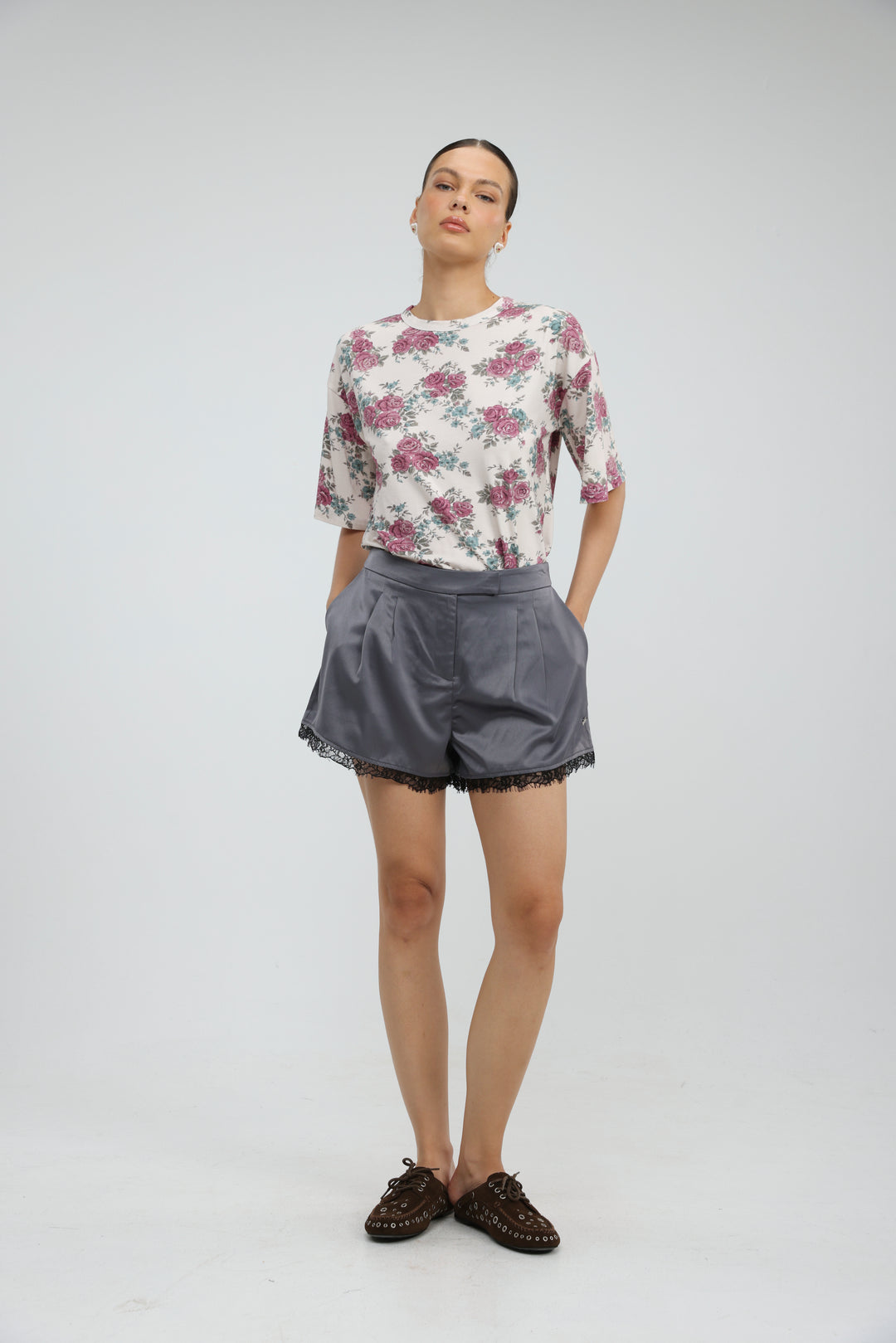 Rock Cream Floral T-Shirt