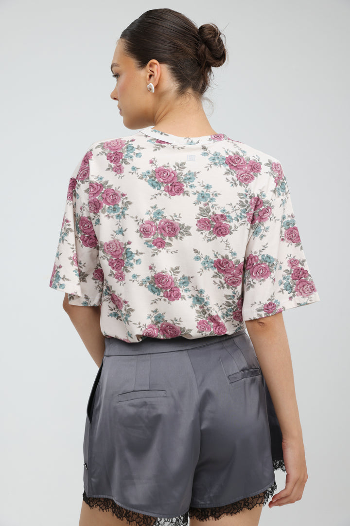 Rock Cream Floral T-Shirt