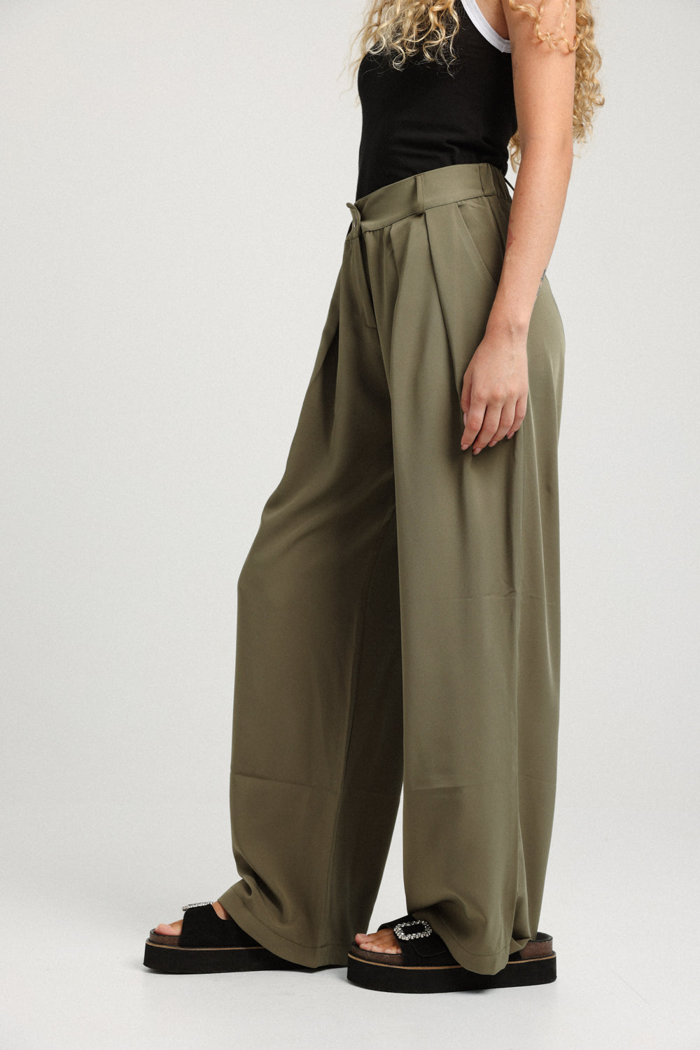 Look At These Olive Green Bottoms