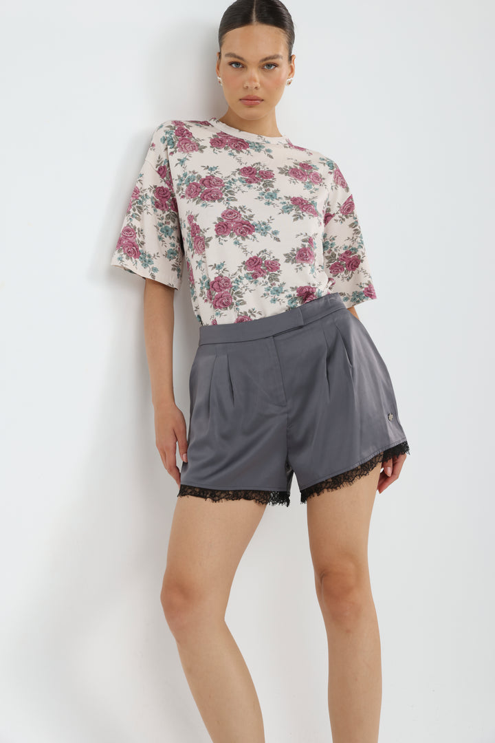 Rock Cream Floral T-Shirt