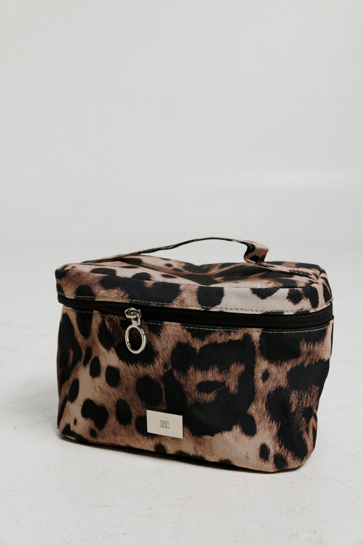 Medium Leopard Makeup Bag