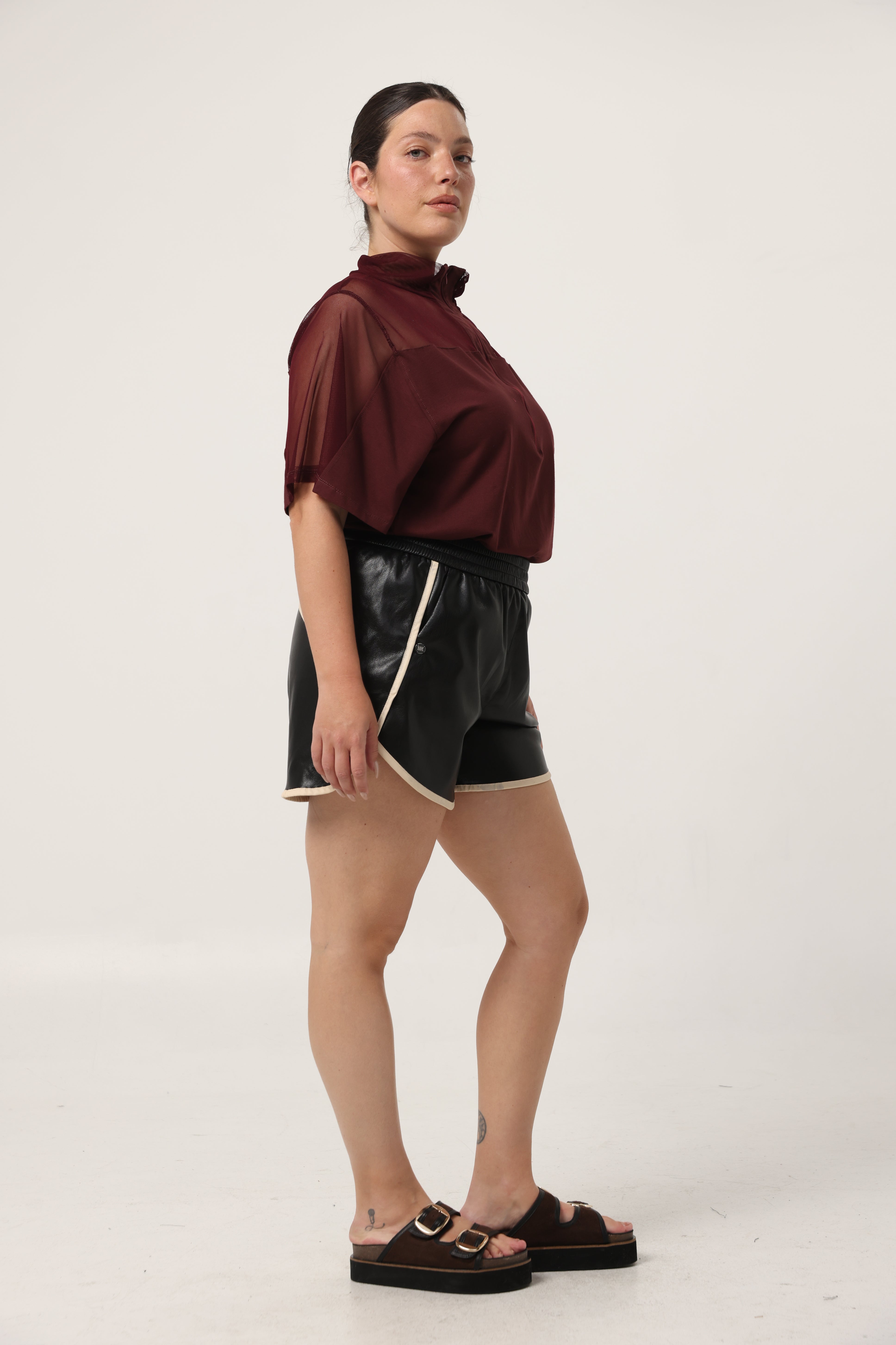 Buni's Black Faux Leather Shorts – SEESTARZ