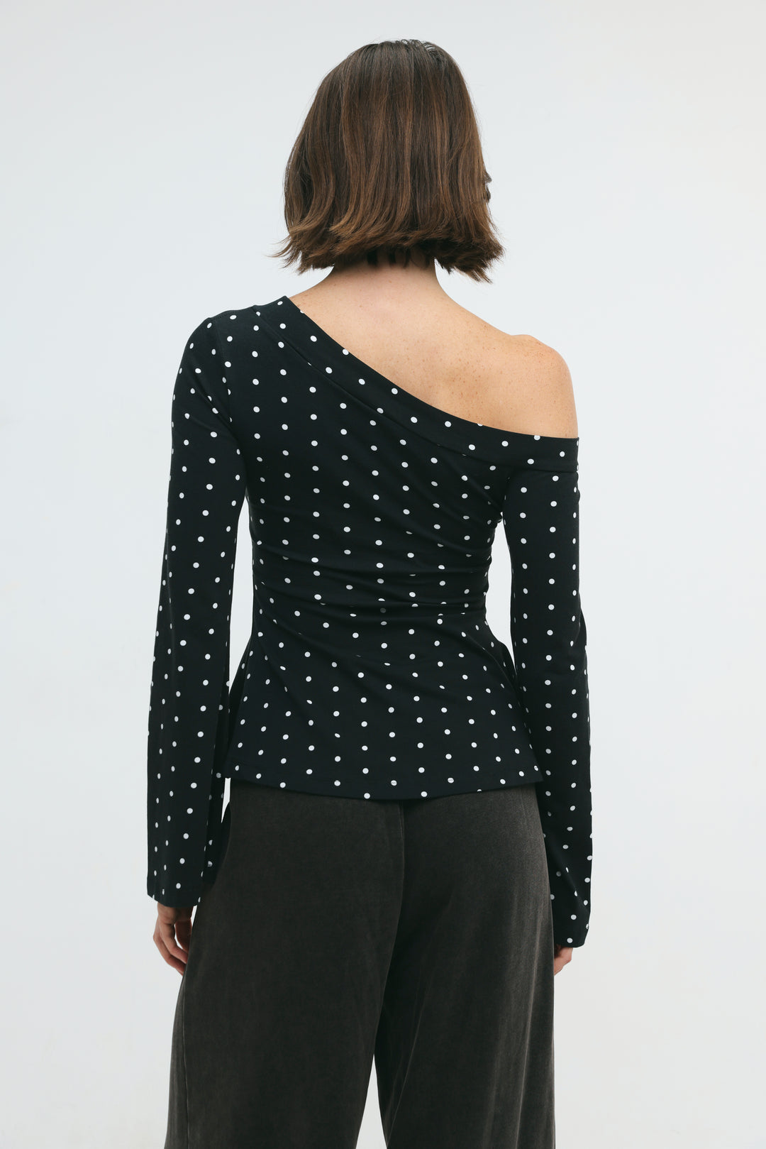 State Black Dots Drop Shoulder Shirt