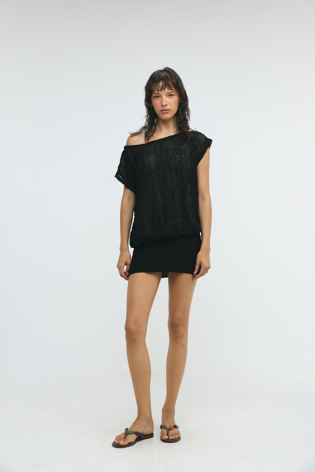 Palma Black Mini Dress