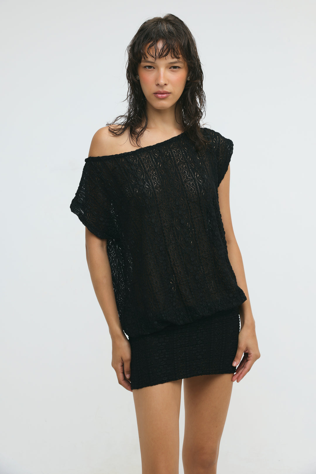 Palma Black Mini Dress