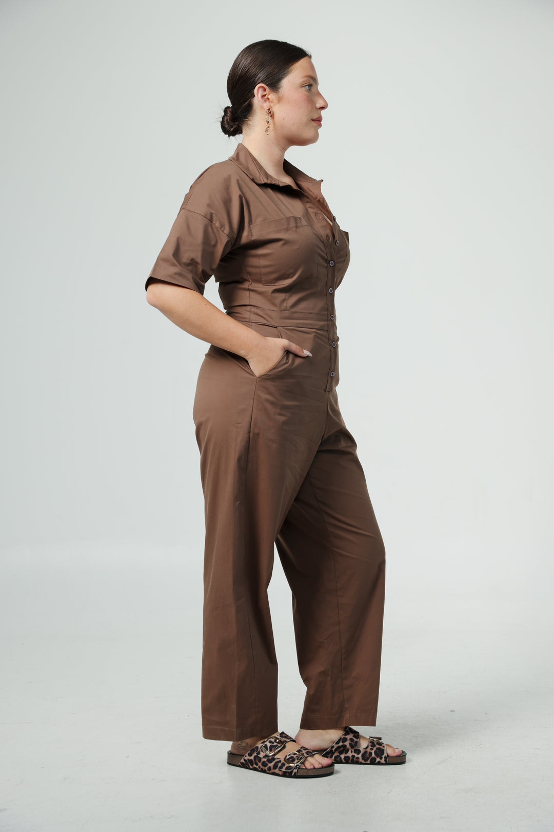Shoreditch Brown Jumpsuit