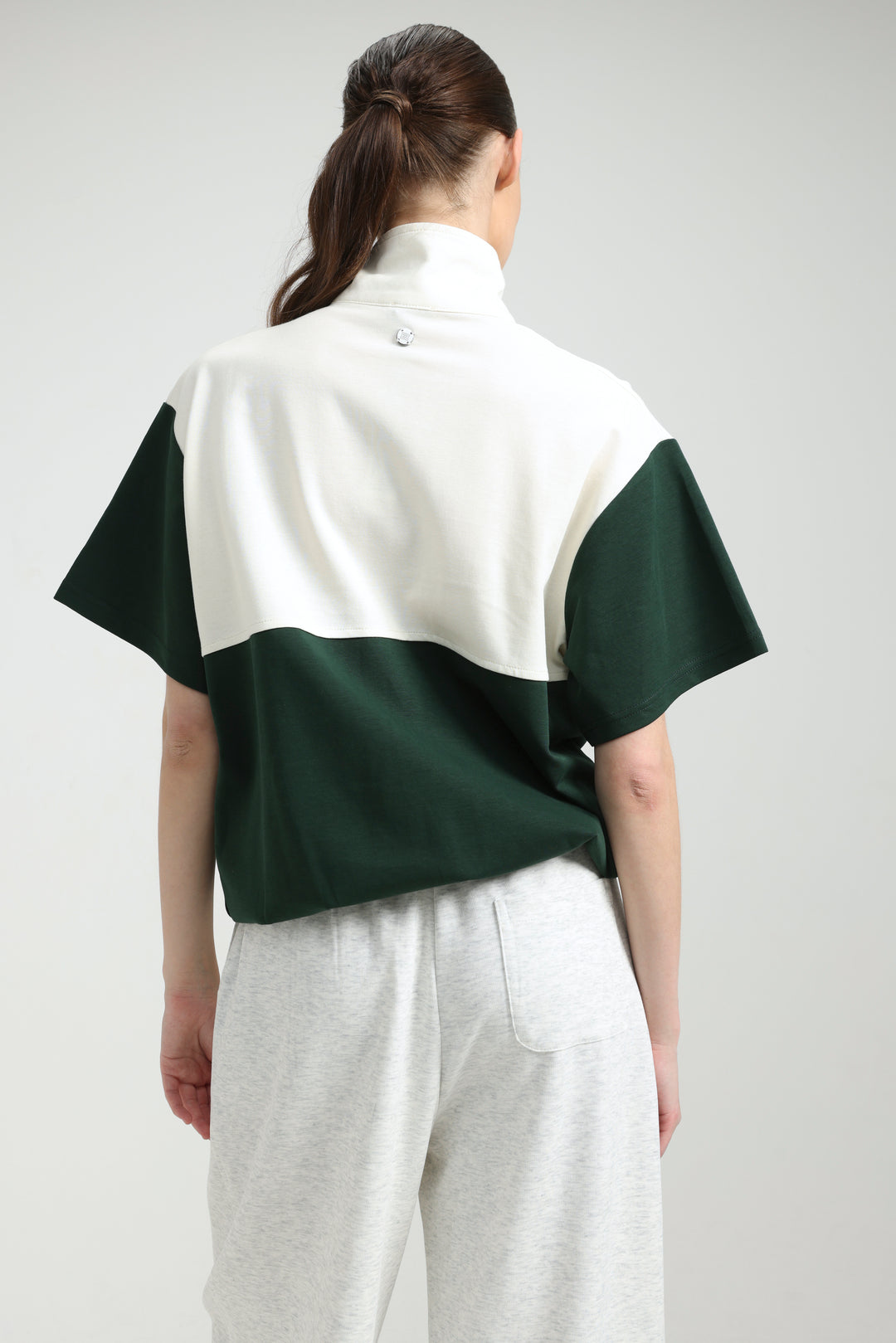 Sun Green/Cream Polo T-Shirt