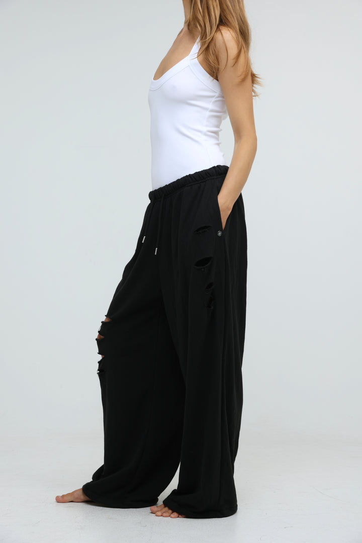 Scissors Black Joggers