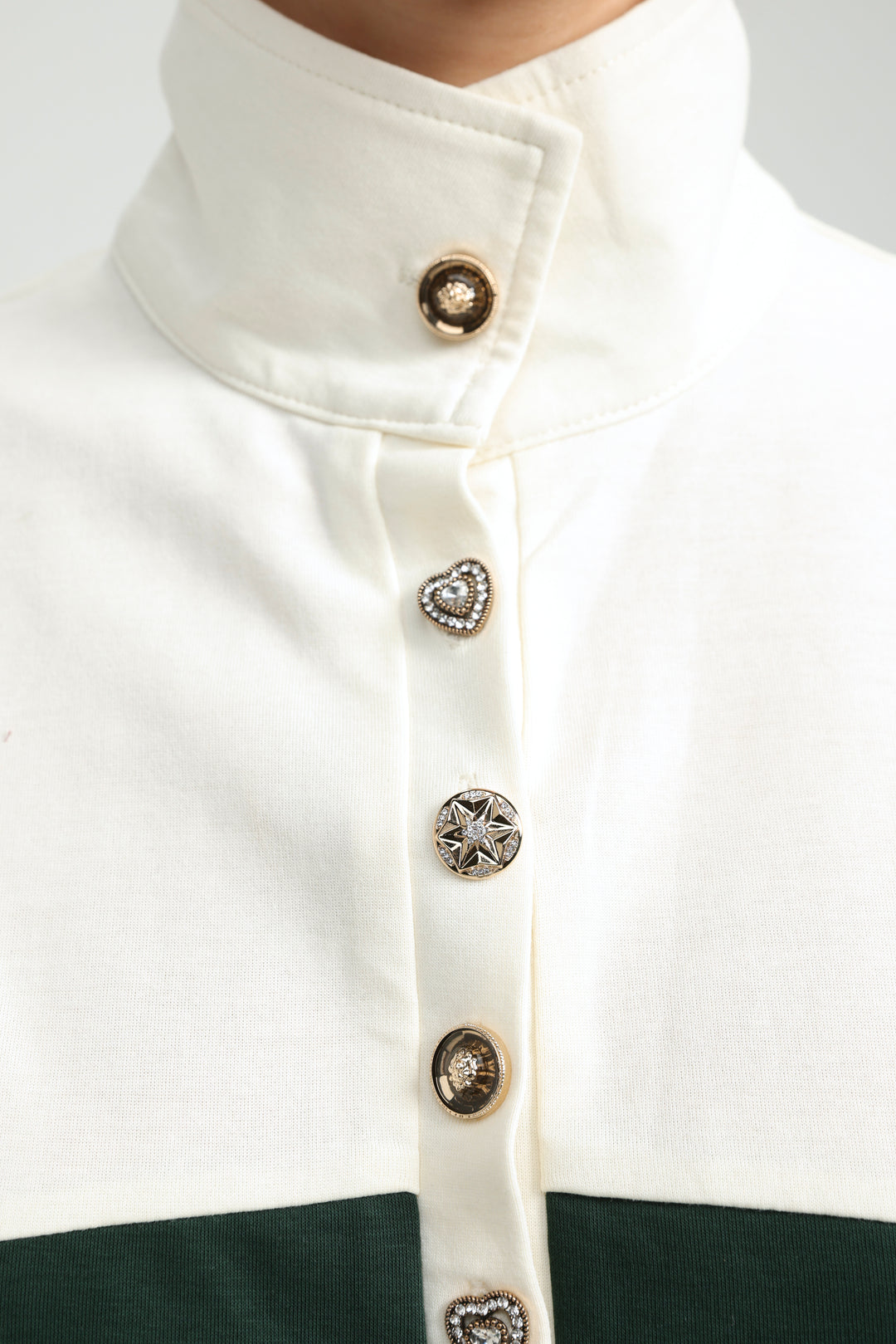 Sun Green/Cream Polo T-Shirt