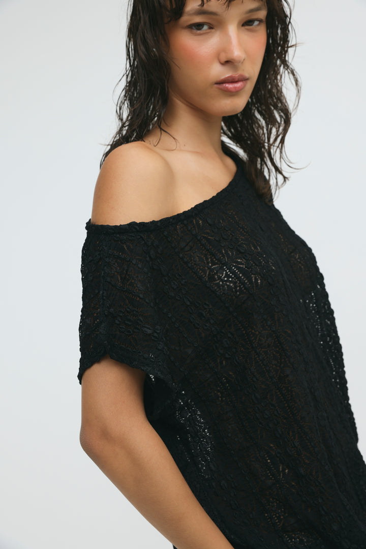 Palma Black Mini Dress