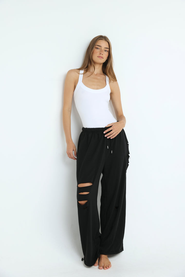 Scissors Black Joggers