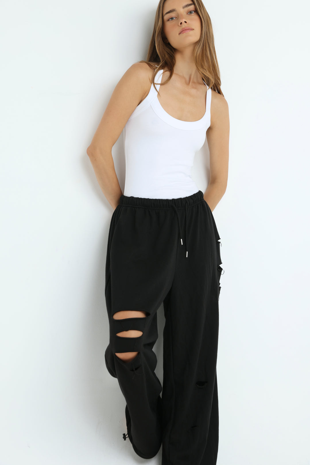Scissors Black Joggers
