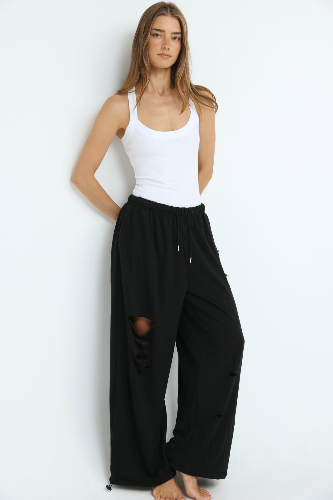 Scissors Black Joggers