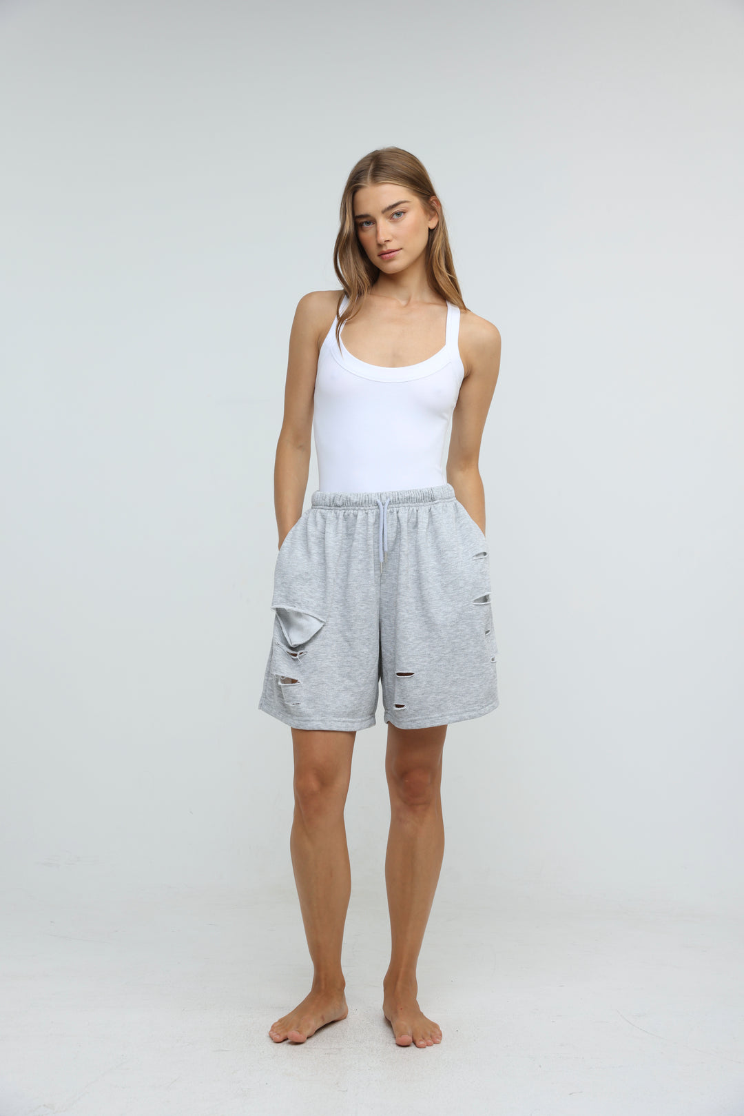 Saw Grey Shorts