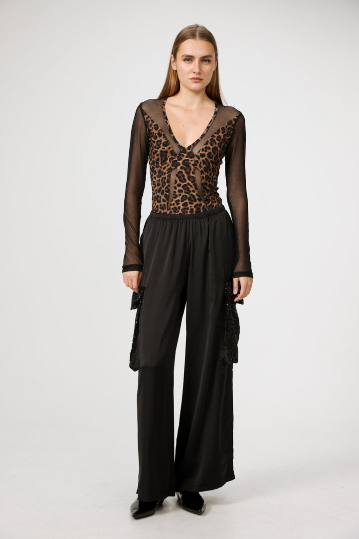 New Year Leopard Bodysuit