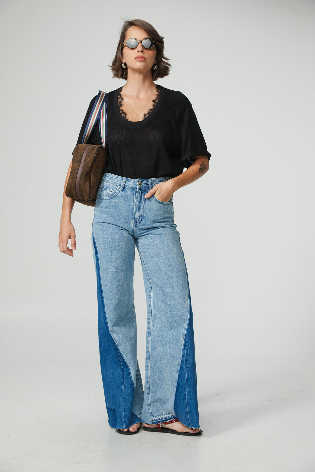 Boxy Brown Handbag