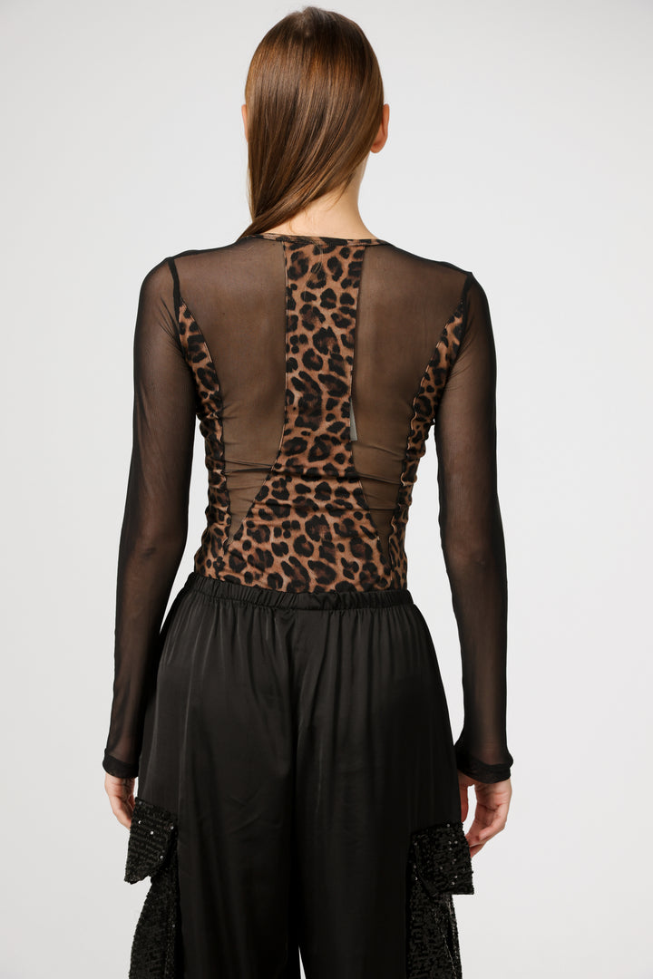New Year Leopard Bodysuit