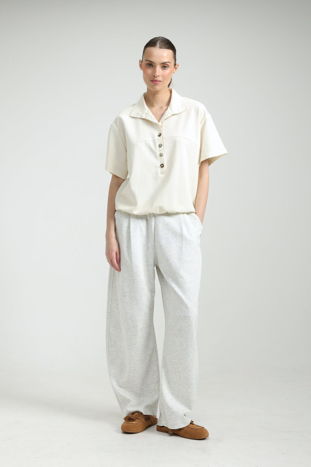Sun Cream Polo T-Shirt