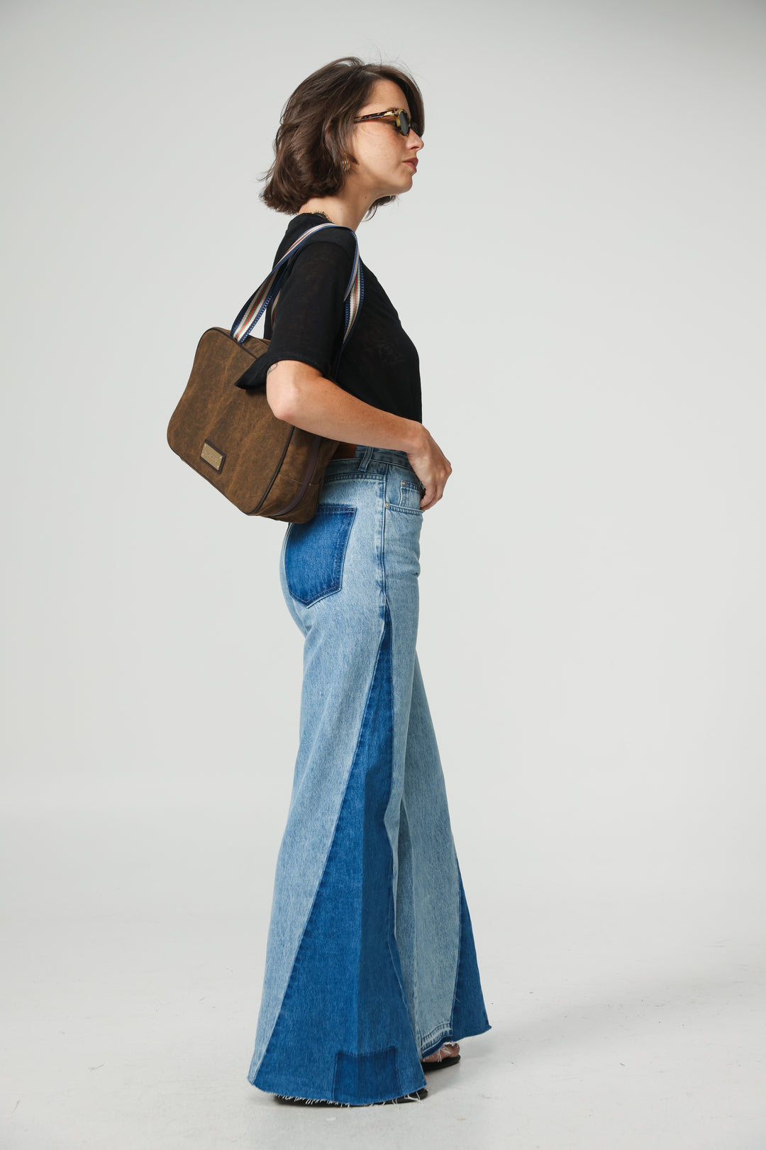 Boxy Brown Handbag
